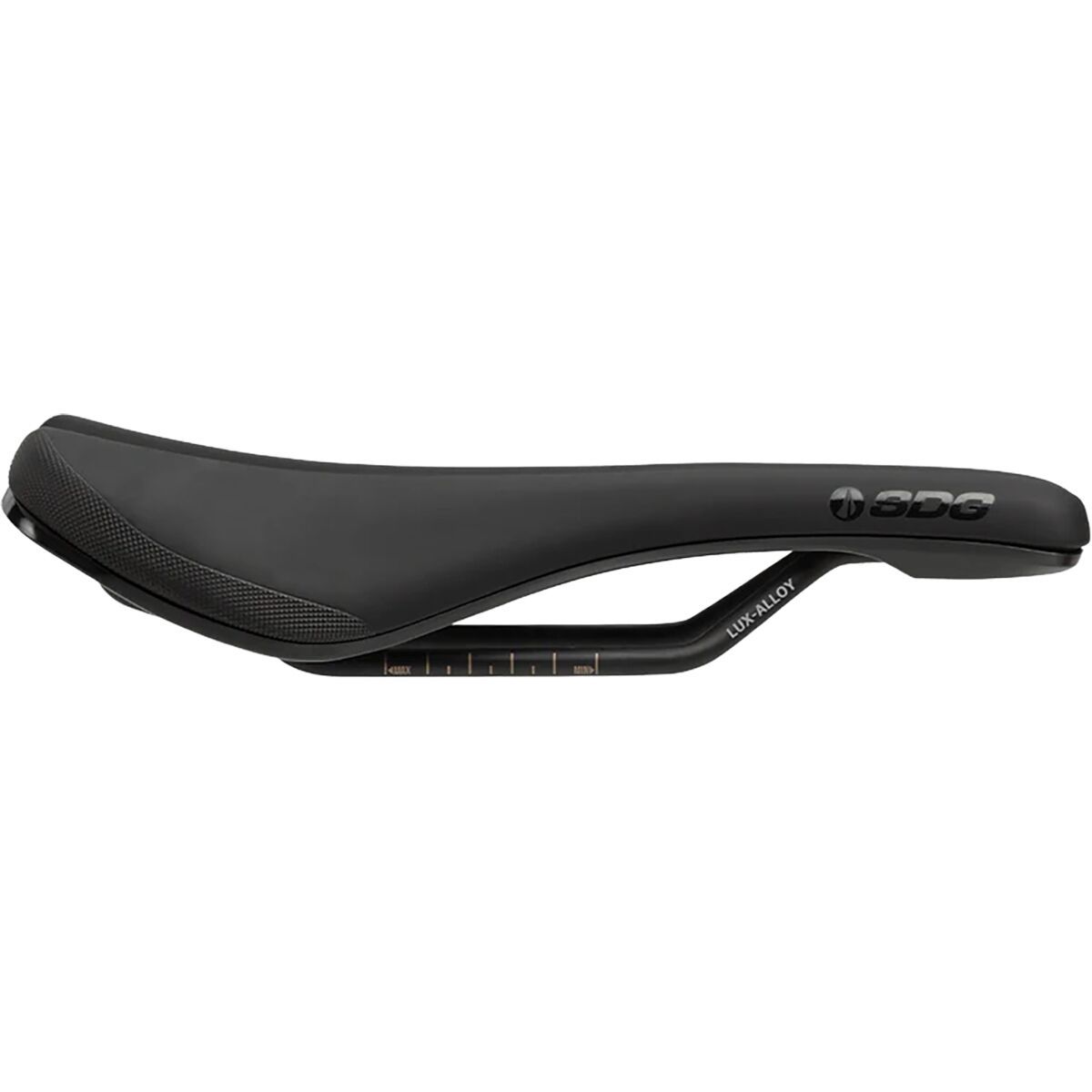 Image of SDG Components CAST Bel-Air V3 Kriss Kyle Signature Saddle Black, Lux-Alloy, 140x260mm