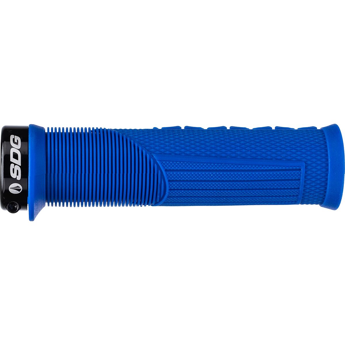 Image of SDG Components Thrice OC Lock-On Grips Blue, 32.5mm