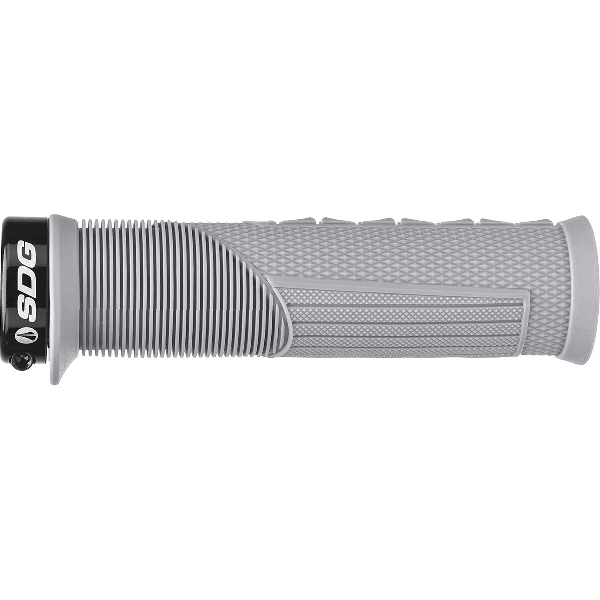 Image of SDG Components Thrice OC Lock-On Grips Grey, 32.5mm