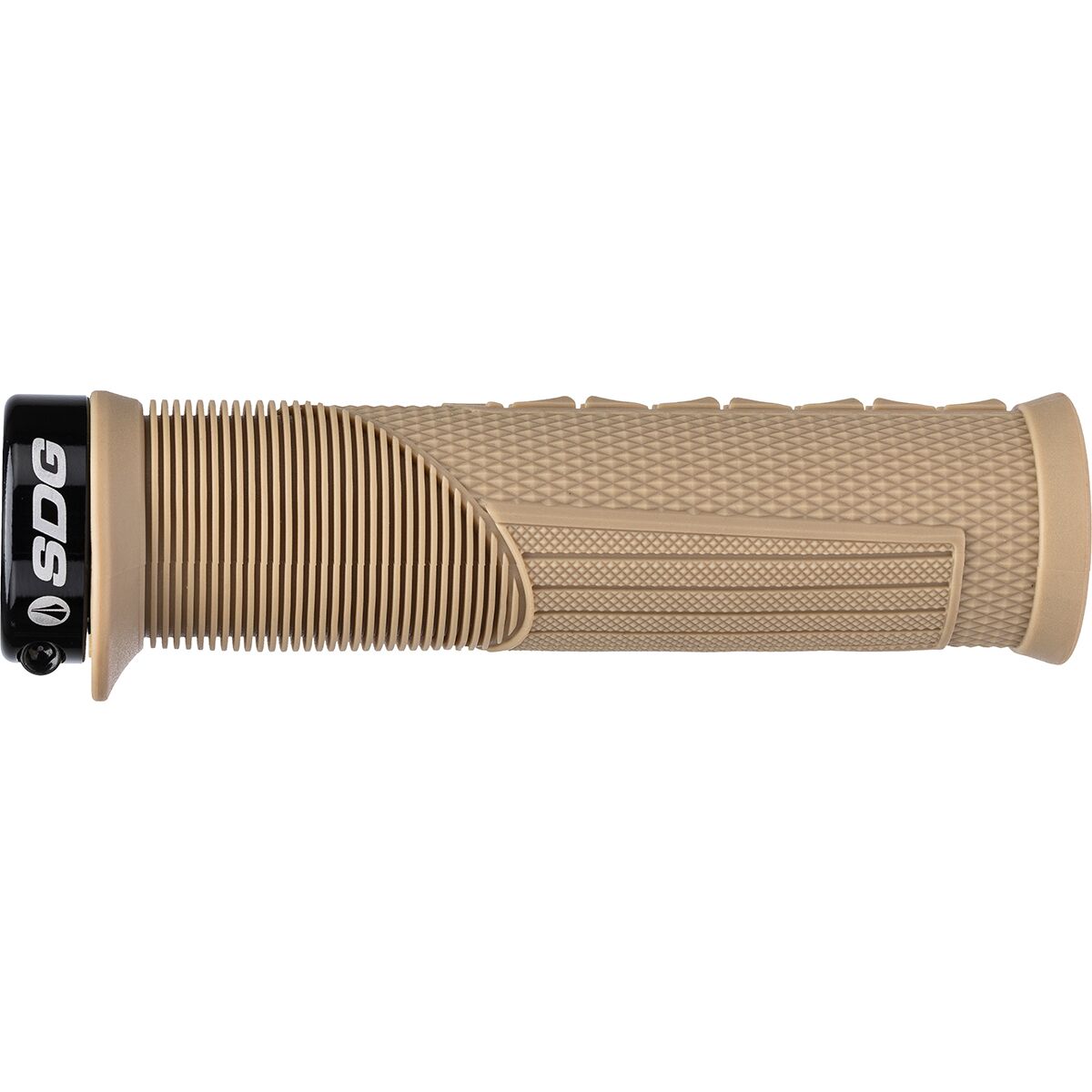 Image of SDG Components Thrice OC Lock-On Grips Tan, 32.5mm