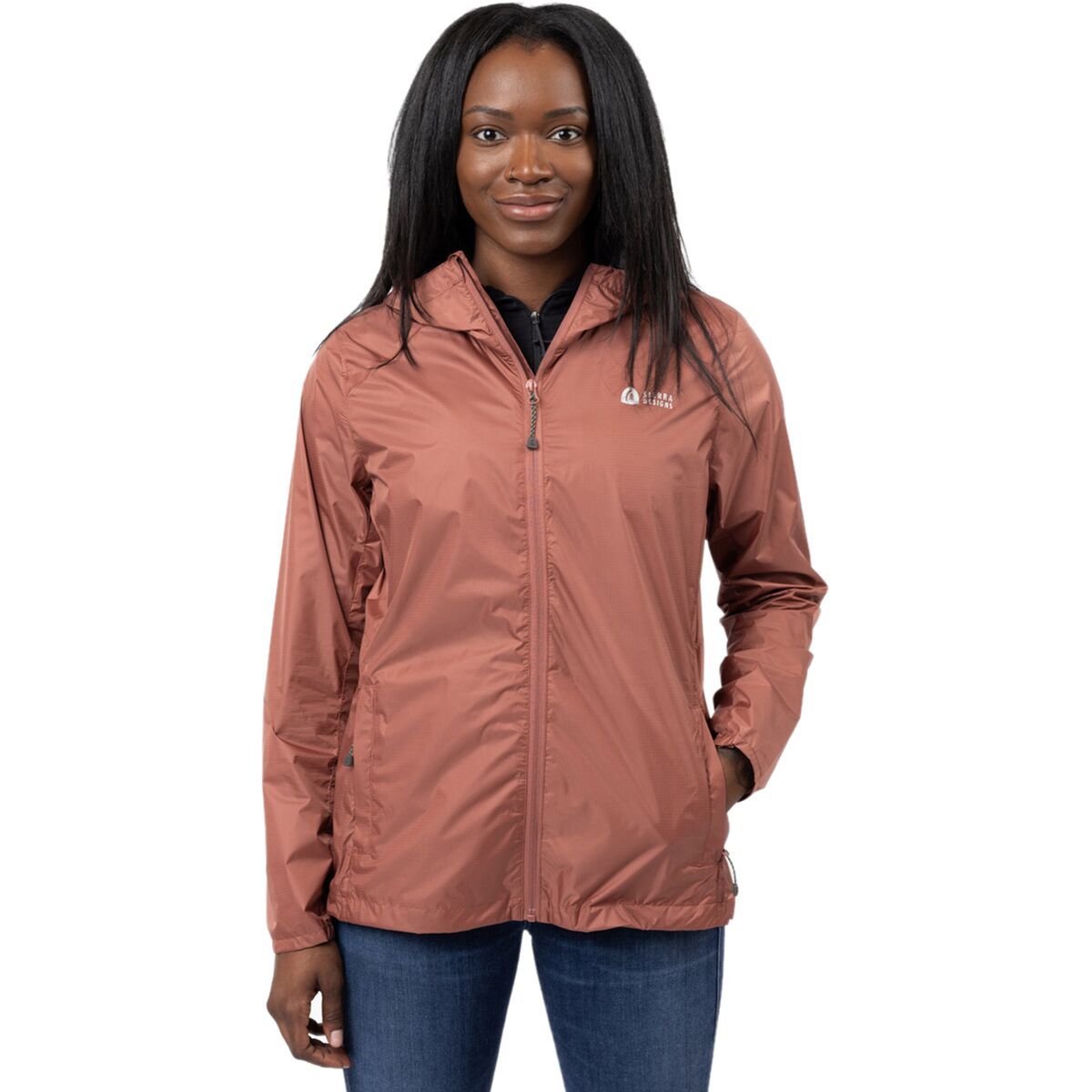 Sierra Designs Microlight 2.0 Rain Jacket - Women's Cedar Wood, M