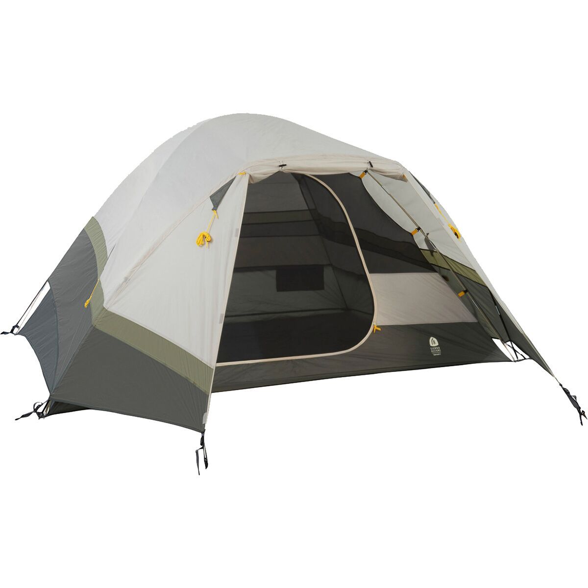 Sierra Designs Tabernash 4 Tent: 4-Person 3-Season Green/Grey, One Size