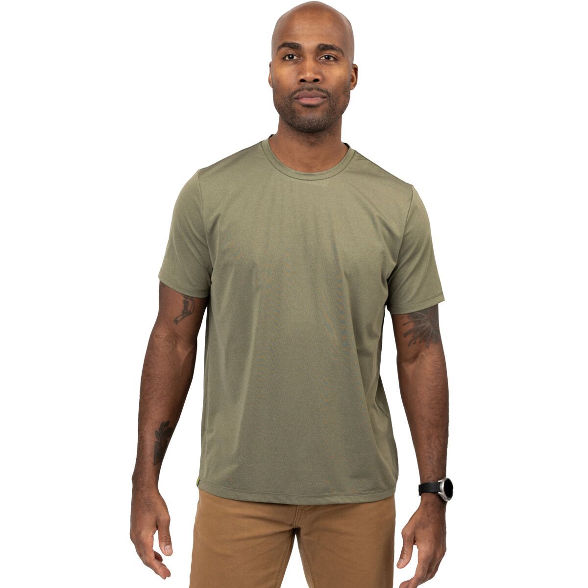 Sierra Designs Alpine Start Sun T-Shirt - Men's Burnt Olive Heather, XXL