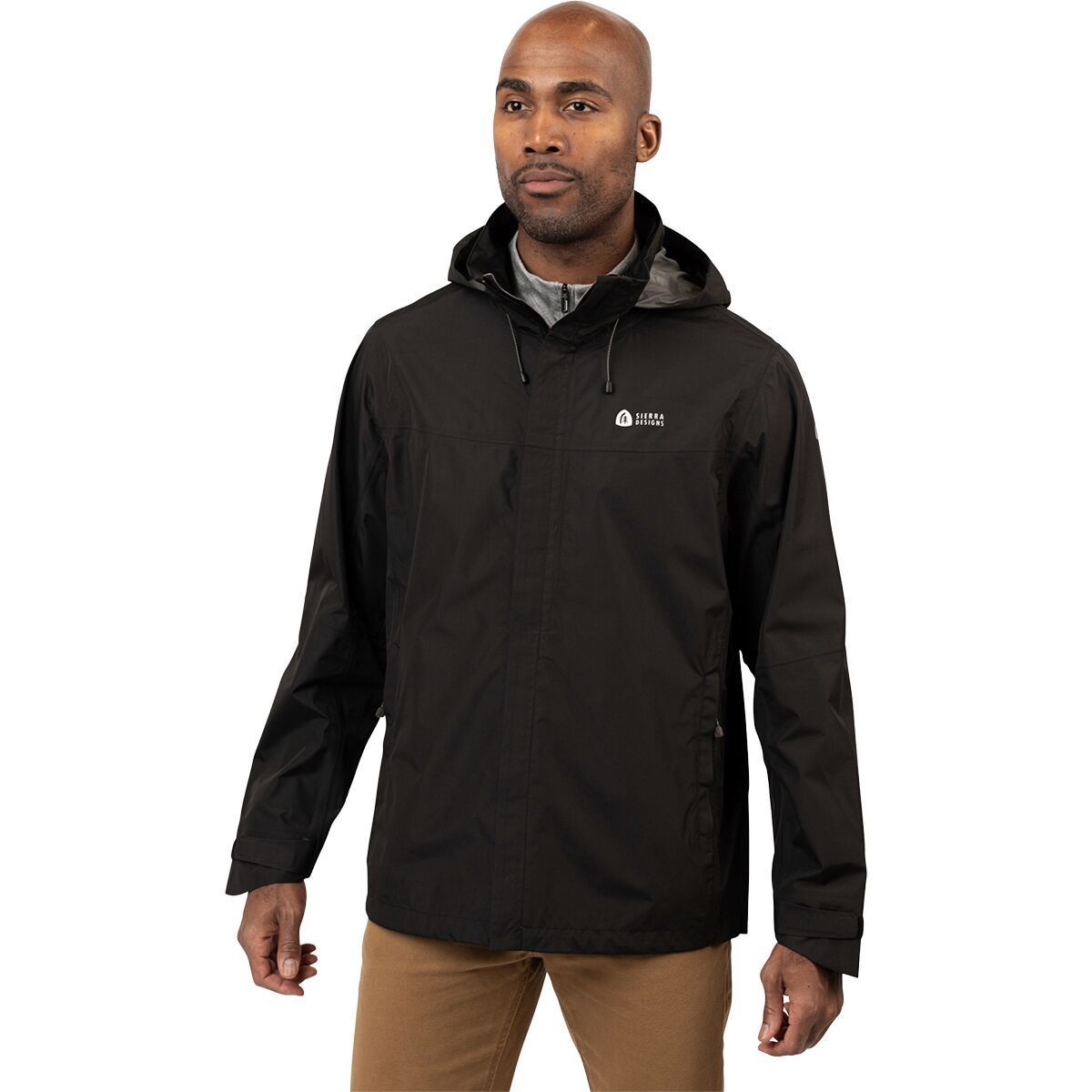 Image of Sierra Designs Hurricane Rain Jacket - Men's Black, XL