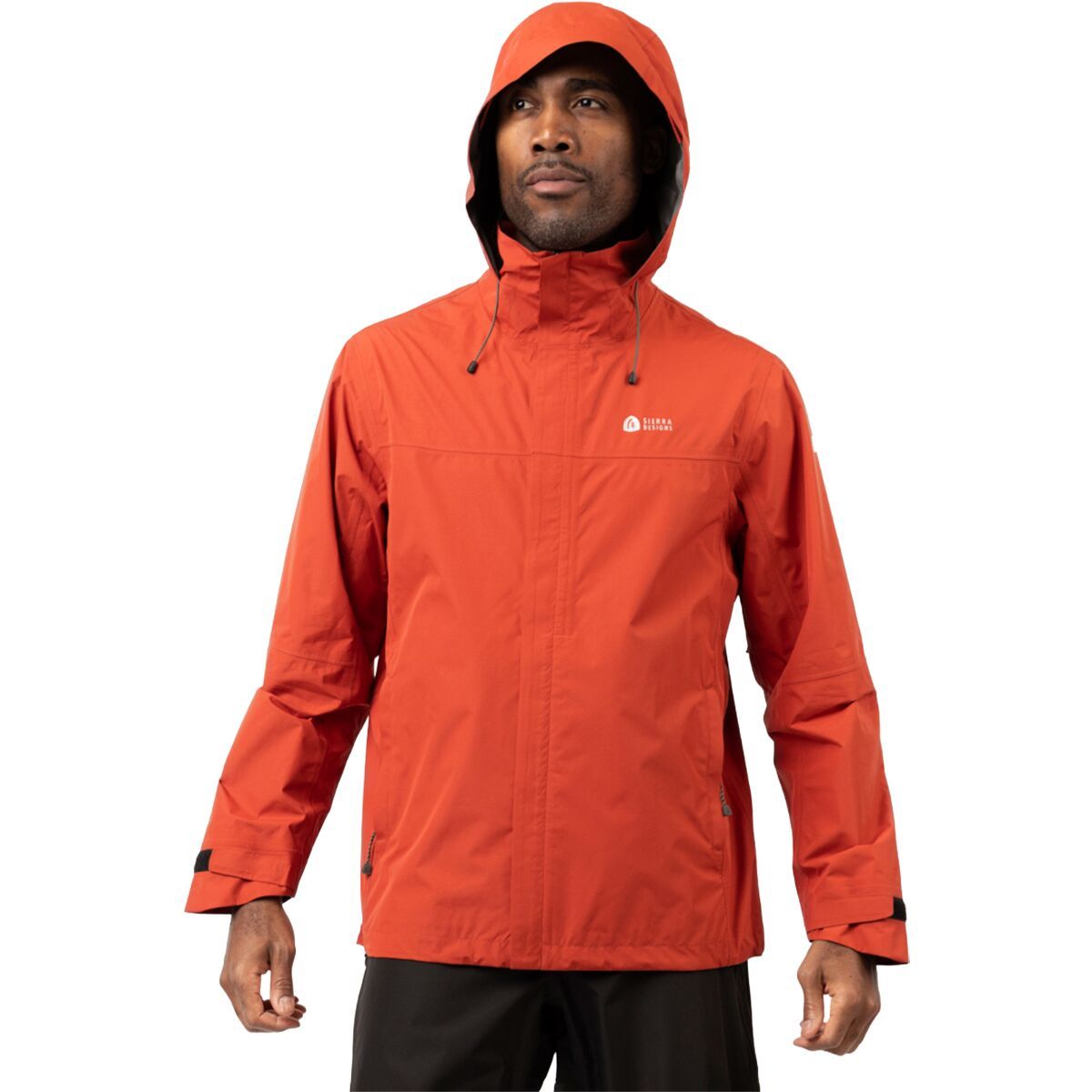 Image of Sierra Designs Hurricane Rain Jacket - Men's Fire Whirl, L