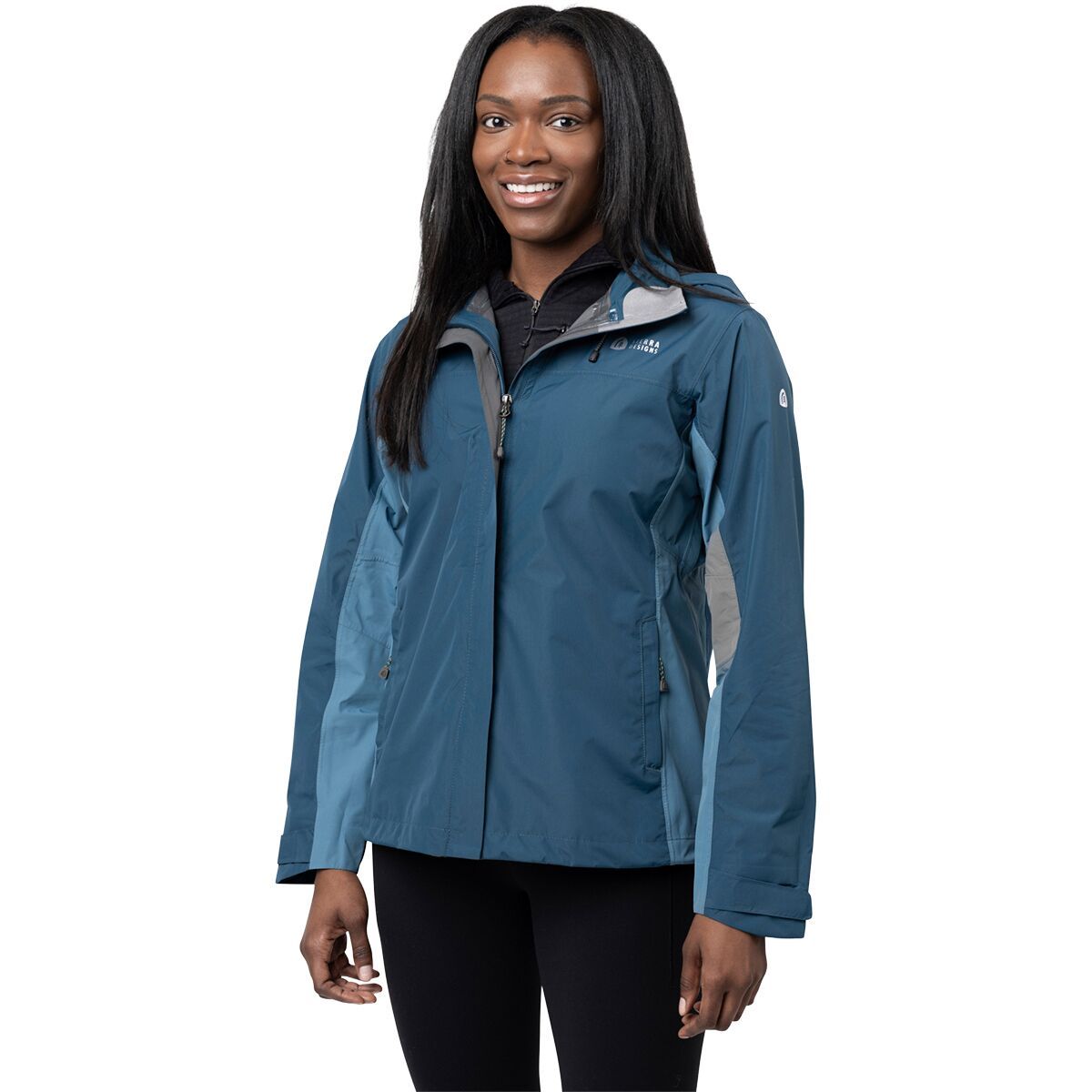 Image of Sierra Designs Hurricane Rain Jacket - Women's Reflecting Pond/Tapestry, S