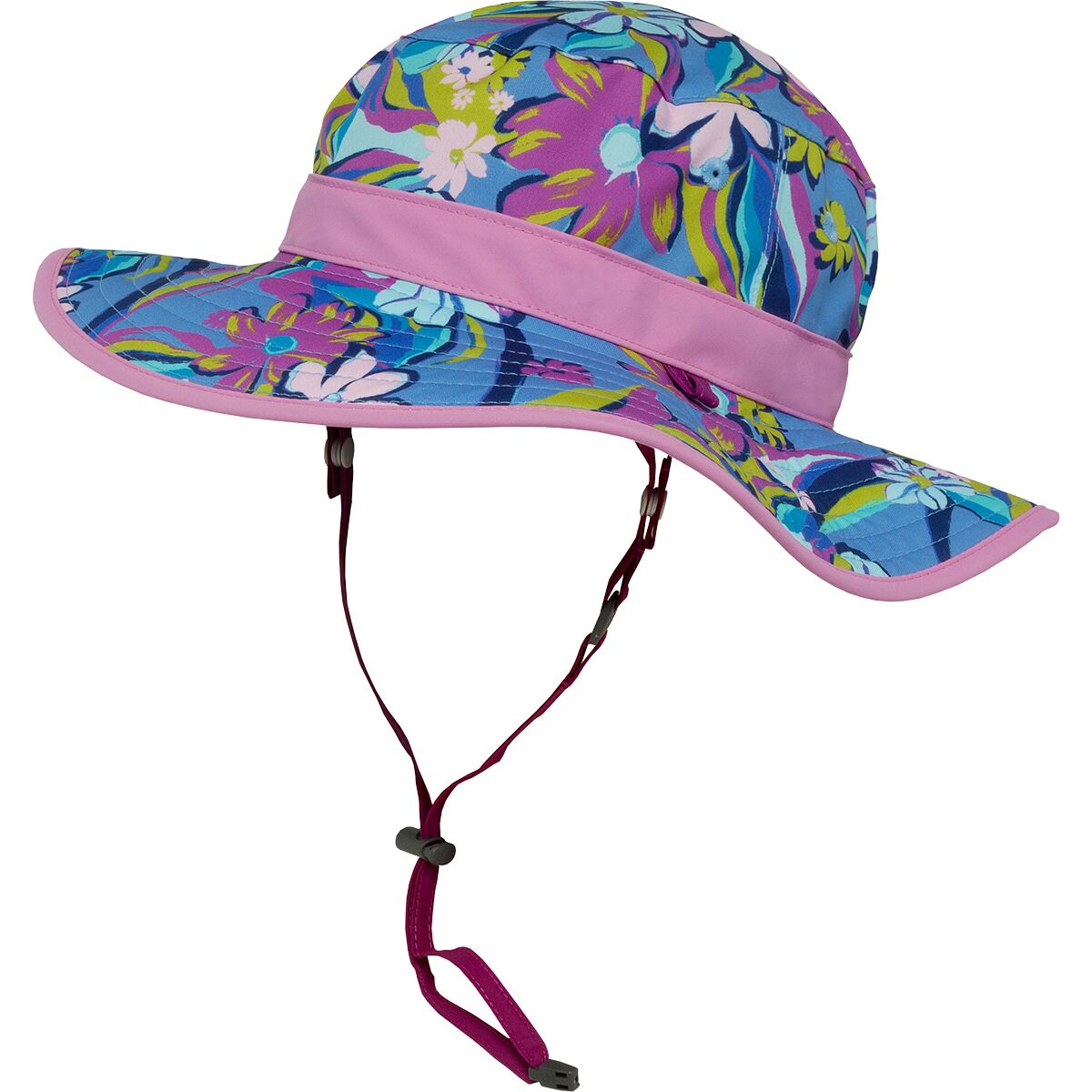 Image of Sunday Afternoons Clear Creek Boonie Hat - Kids' Purple Posy/Amethyst, L