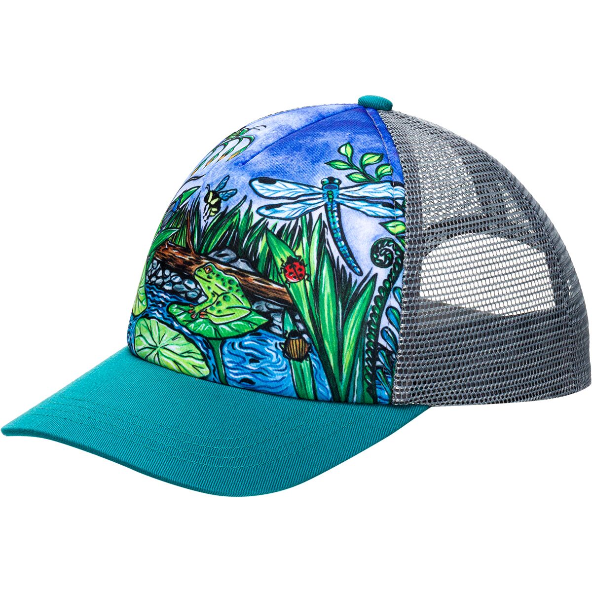 Sunday Afternoons Sunday Afternoons Artist Series Cooling Trucker Hat - Kids' Pond Party, M/L