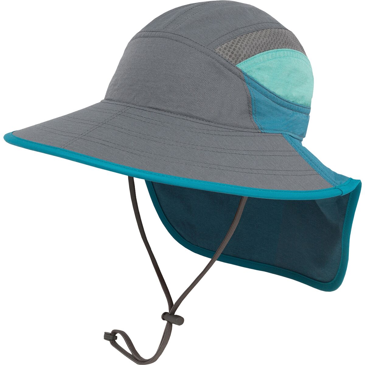 Image of Sunday Afternoons Ultra Adventure Hat - Kids' Cinder/Blue Mountain, M