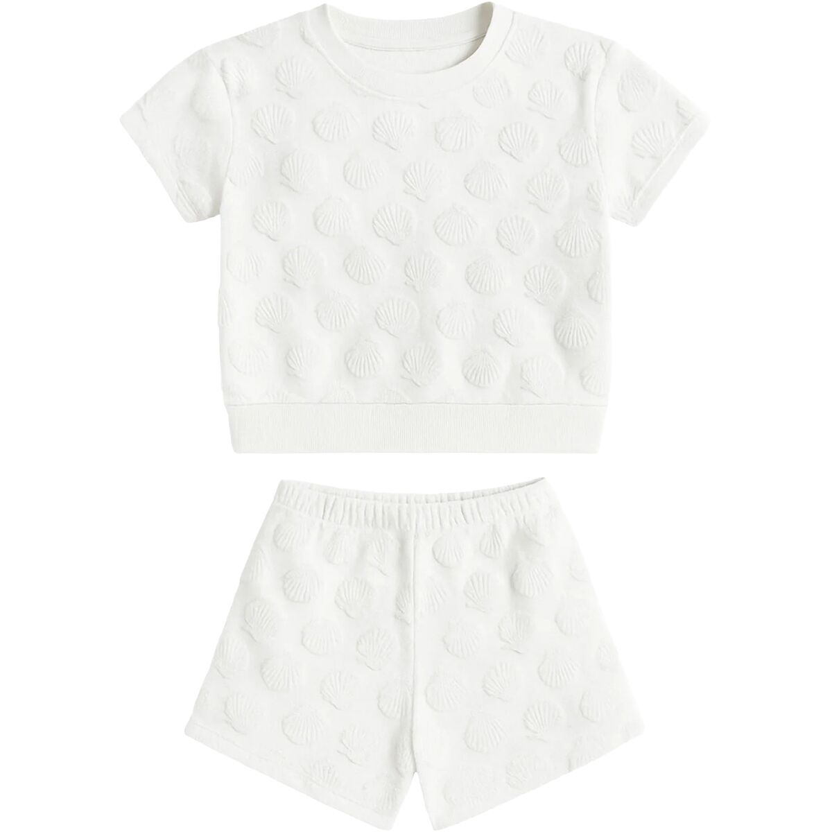 Image of Seaesta Surf Seashell Set - Toddler Girls' Whitewash, 2/3