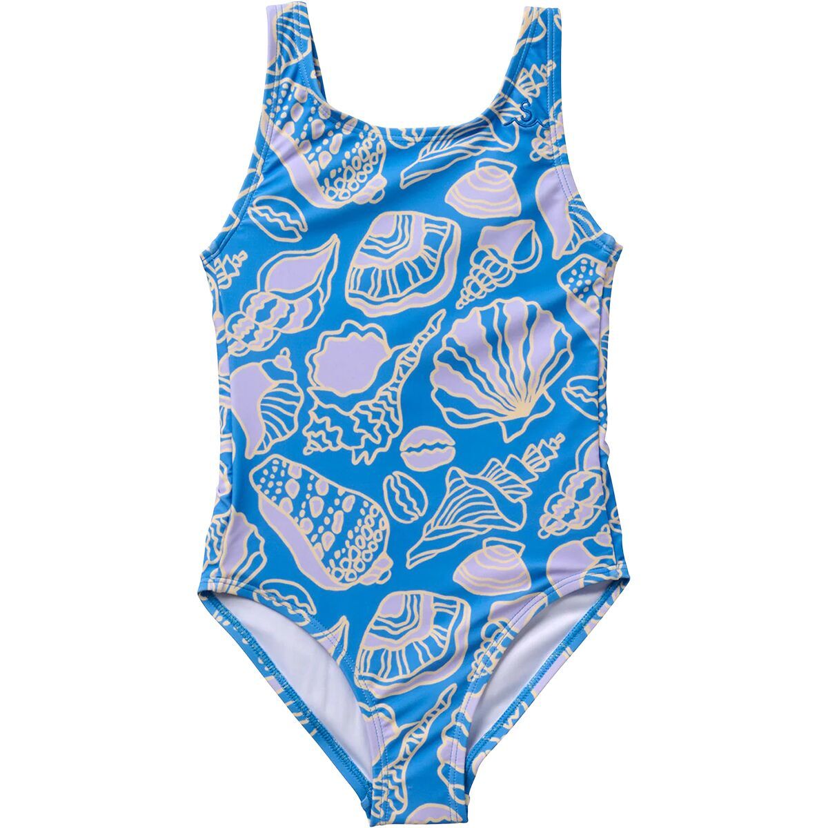 Image of Seaesta Surf Seashells Swimsuit - Girls' Periwinkle, 6/7