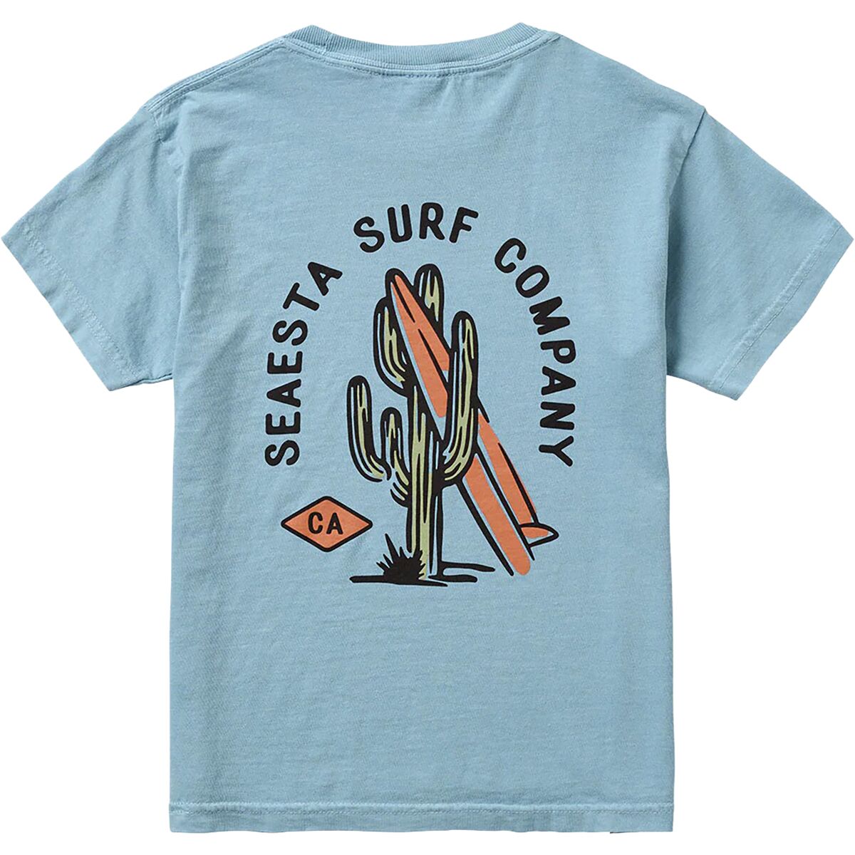 Image of Seaesta Surf Cactus T-Shirt - Boys' Sky Blue, S