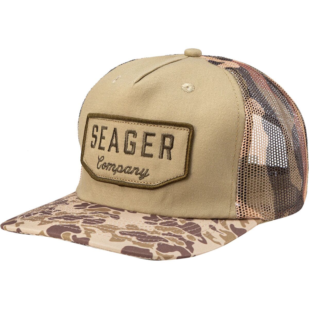 Image of Seager Co. Wilson Snapback Duck Camo, One Size