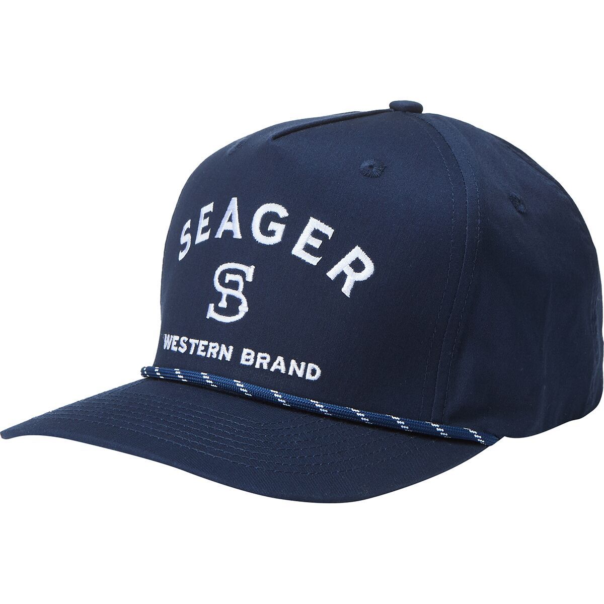 Image of Seager Co. Branded Snapback Blue, One Size