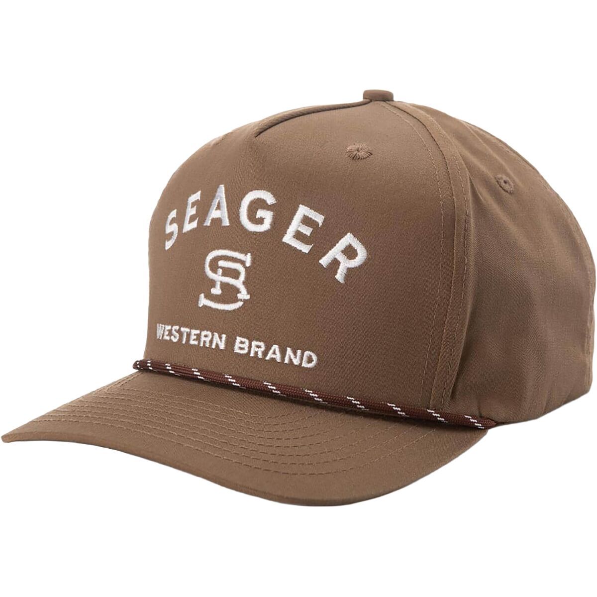 Image of Seager Co. Branded Snapback Brown, One Size