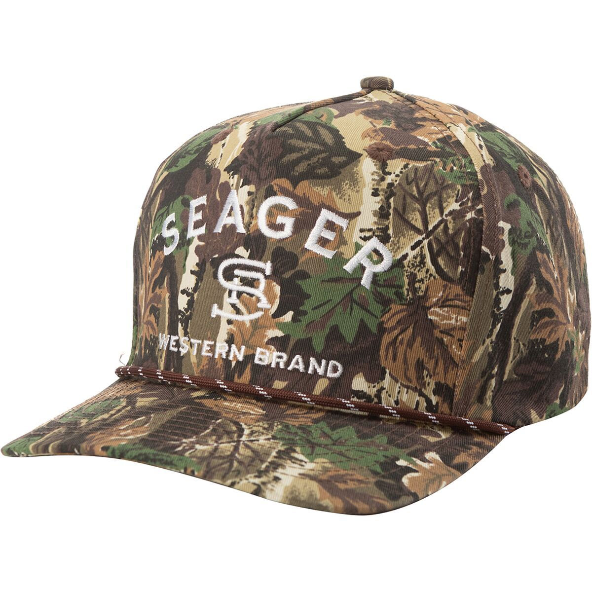 Seager Co. Branded Snapback Real Camo, One Size