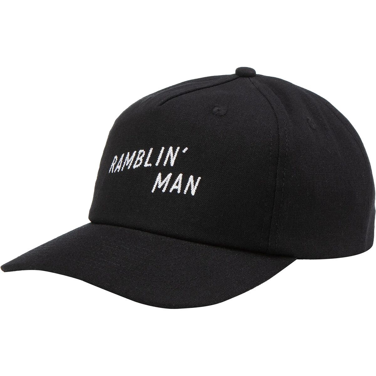 Seager Co. Ramblin Man Hemp Snapback Black, One Size