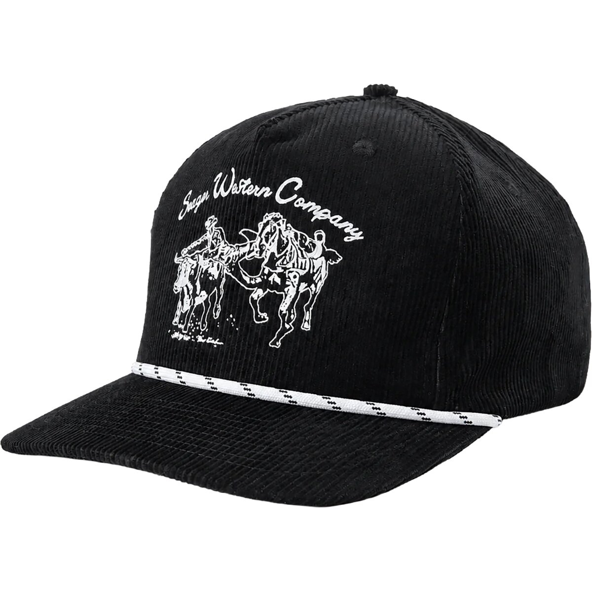 Seager Co. Seager Co. Los Rios Corduroy Snapback Hat Black2, One Size - $37.95 at Backcountry.com