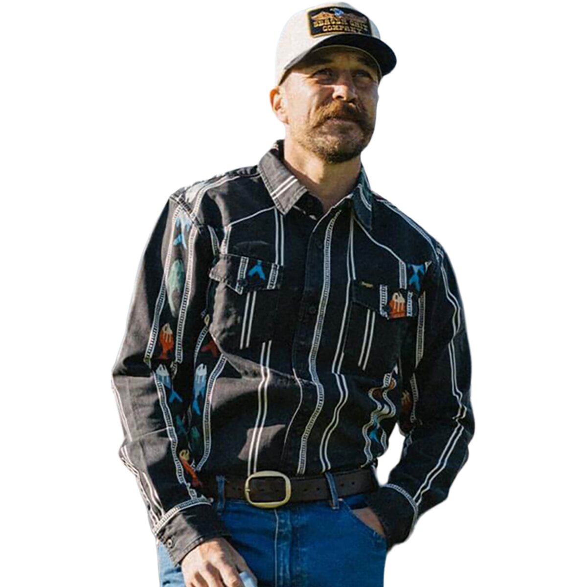 Seager Co. Amarillo Long-Sleeve Shirt - Men's Upstream Black, L