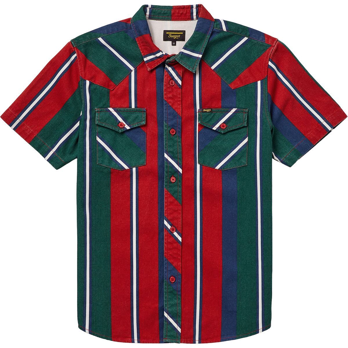 Image of Seager Co. Amarillo Short-Sleeve Shirt - Men's Mattson Stripe, S