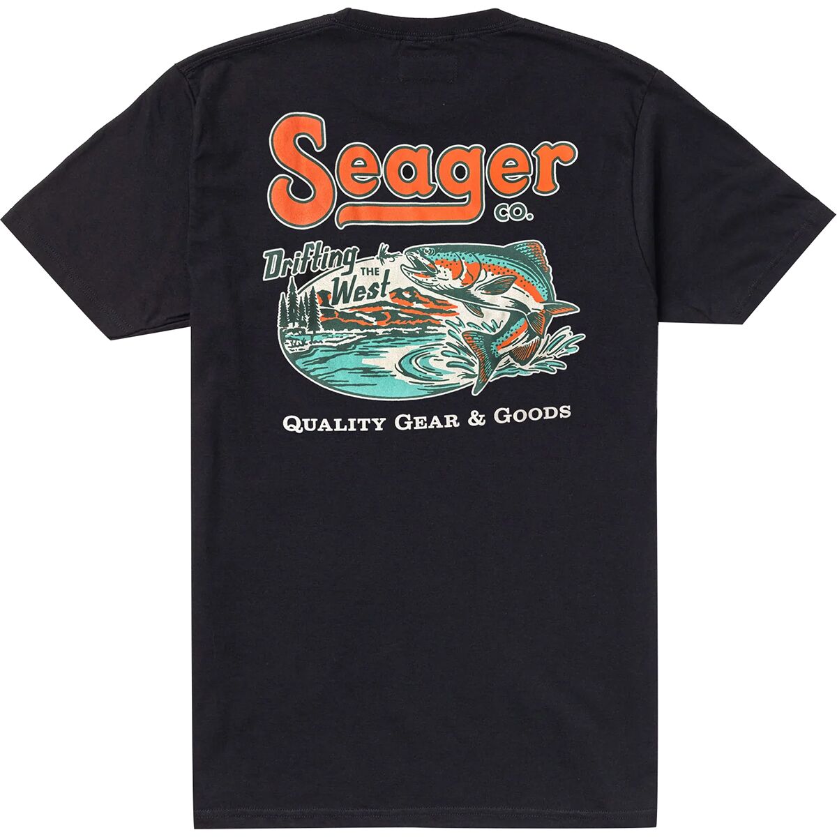 Seager Co. Seager Co. Drifting The West T-Shirt - Men's Black, S