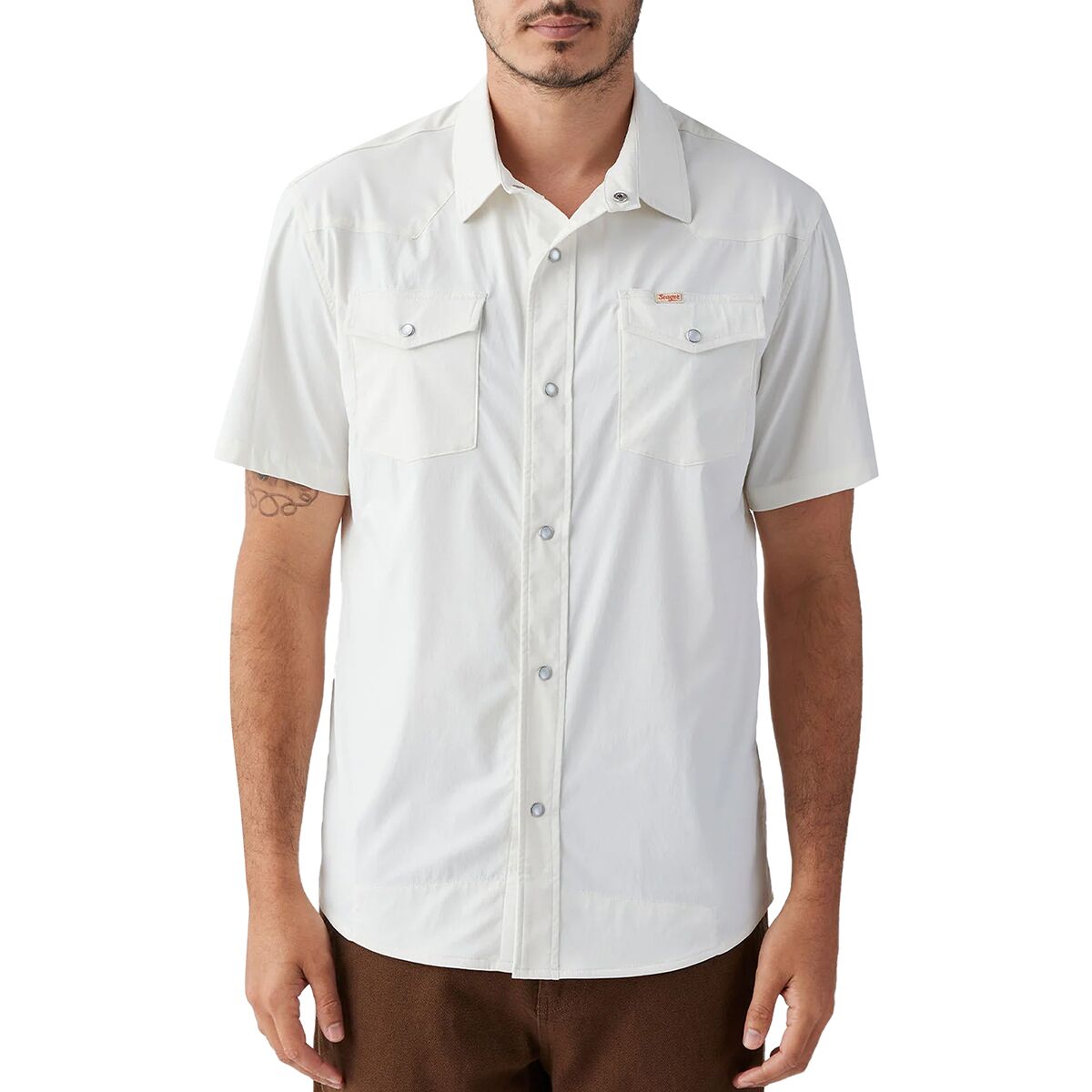 Seager Co. Seager Co. El Ranchero Short-Sleeve Shirt - Men's Vintage White, S