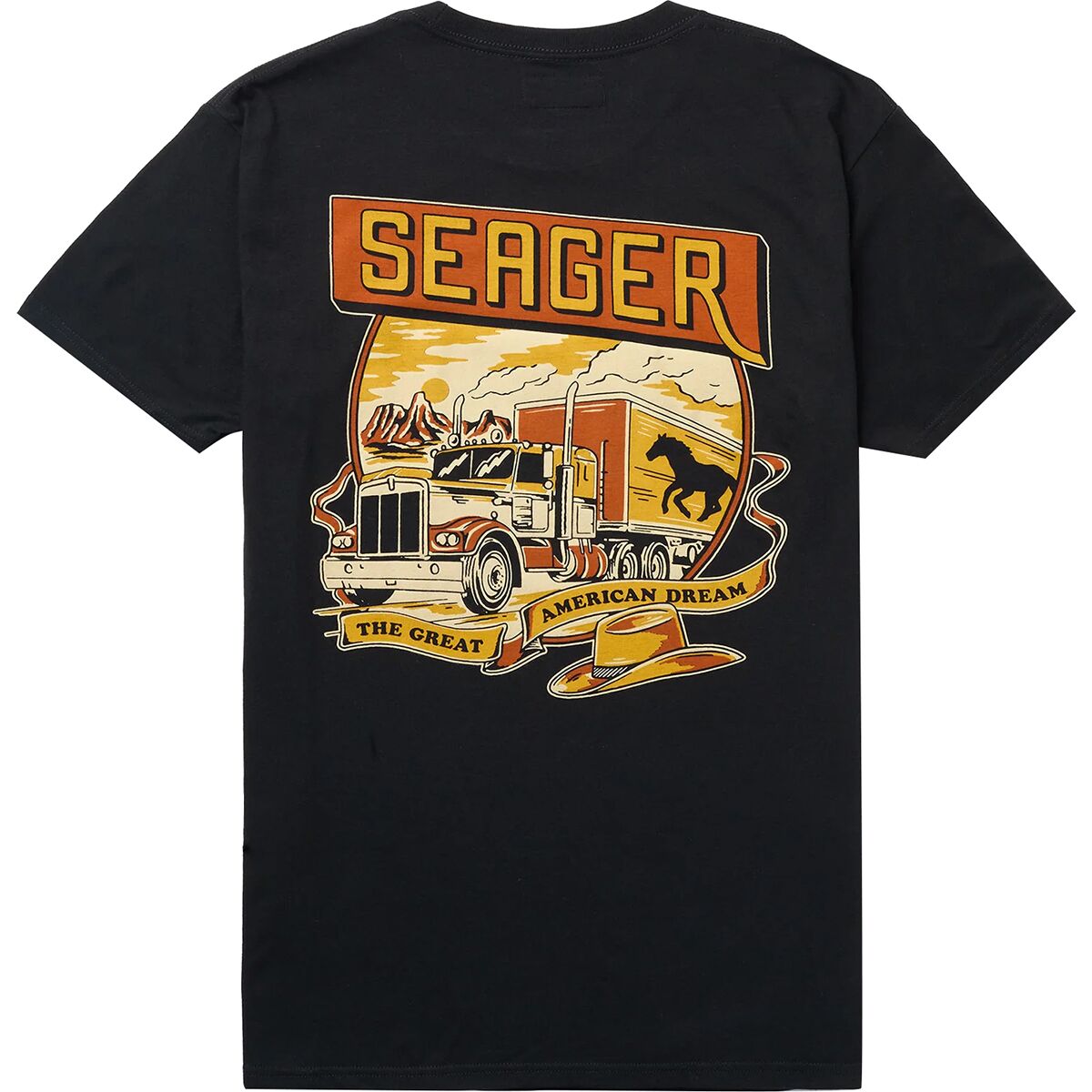 Seager Co. Seager Co. Trucking T-Shirt - Men's Black, S