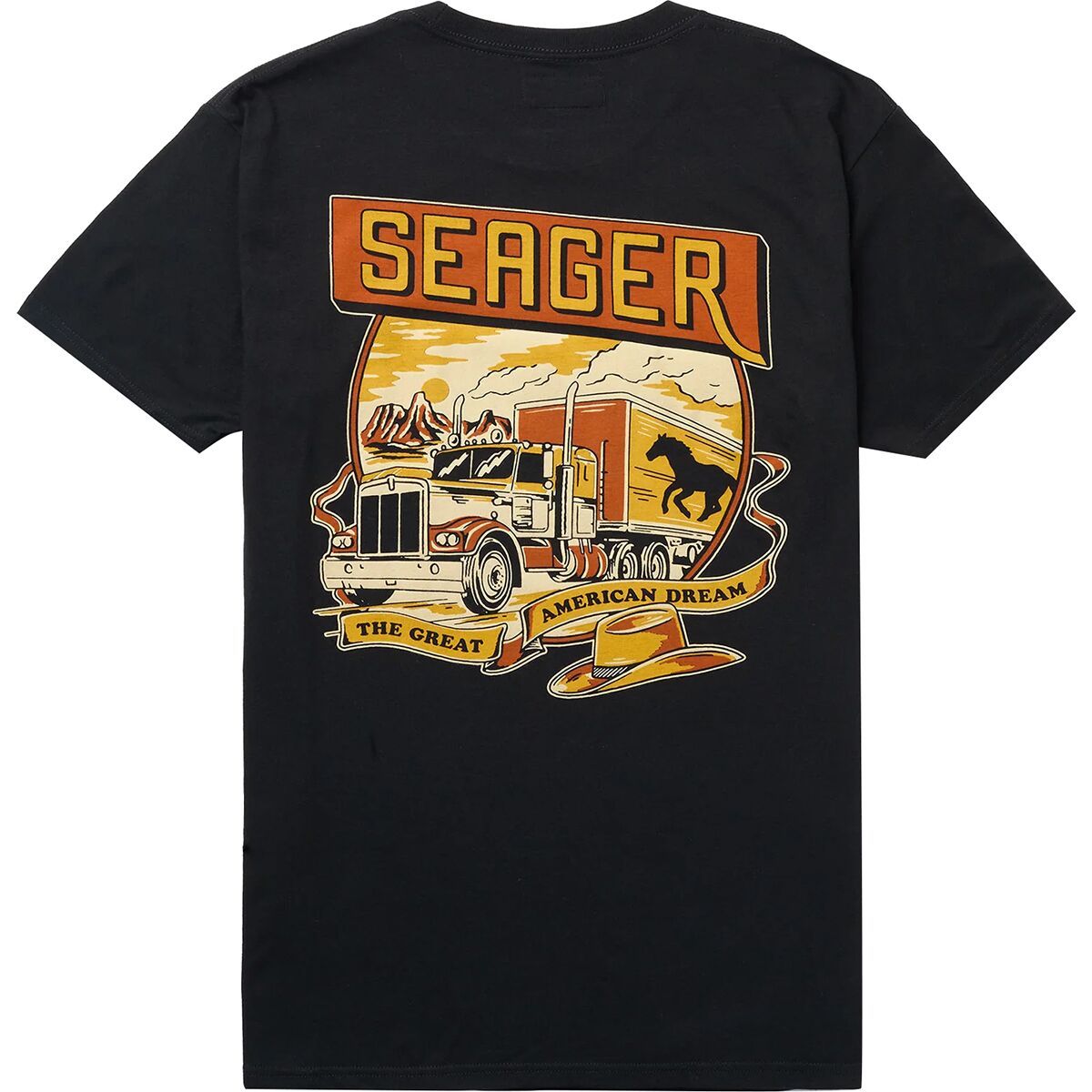 Seager Co. Trucking T-Shirt - Men's Black, S