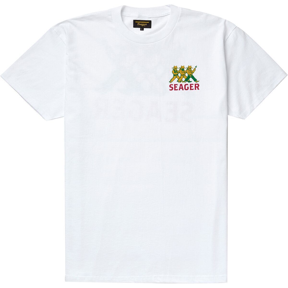 Seager Co. Finger Guns T-Shirt - Men's White, M