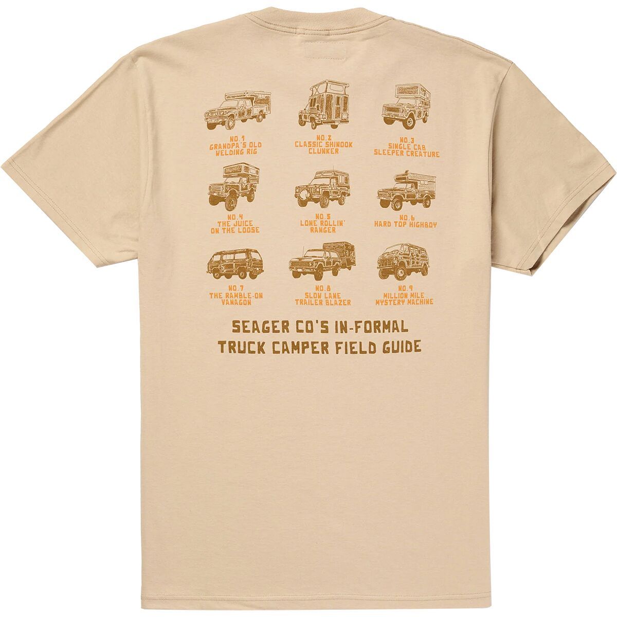 Seager Co. Informal Truck Guide T-Shirt - Men's Cream, XL