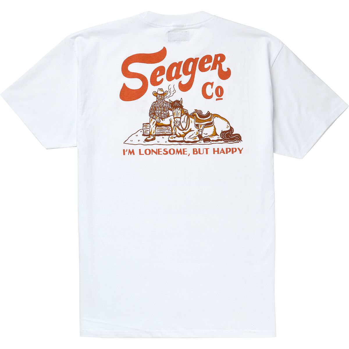 Seager Co. Seager Co. Lonesome T-Shirt - Men's White, S
