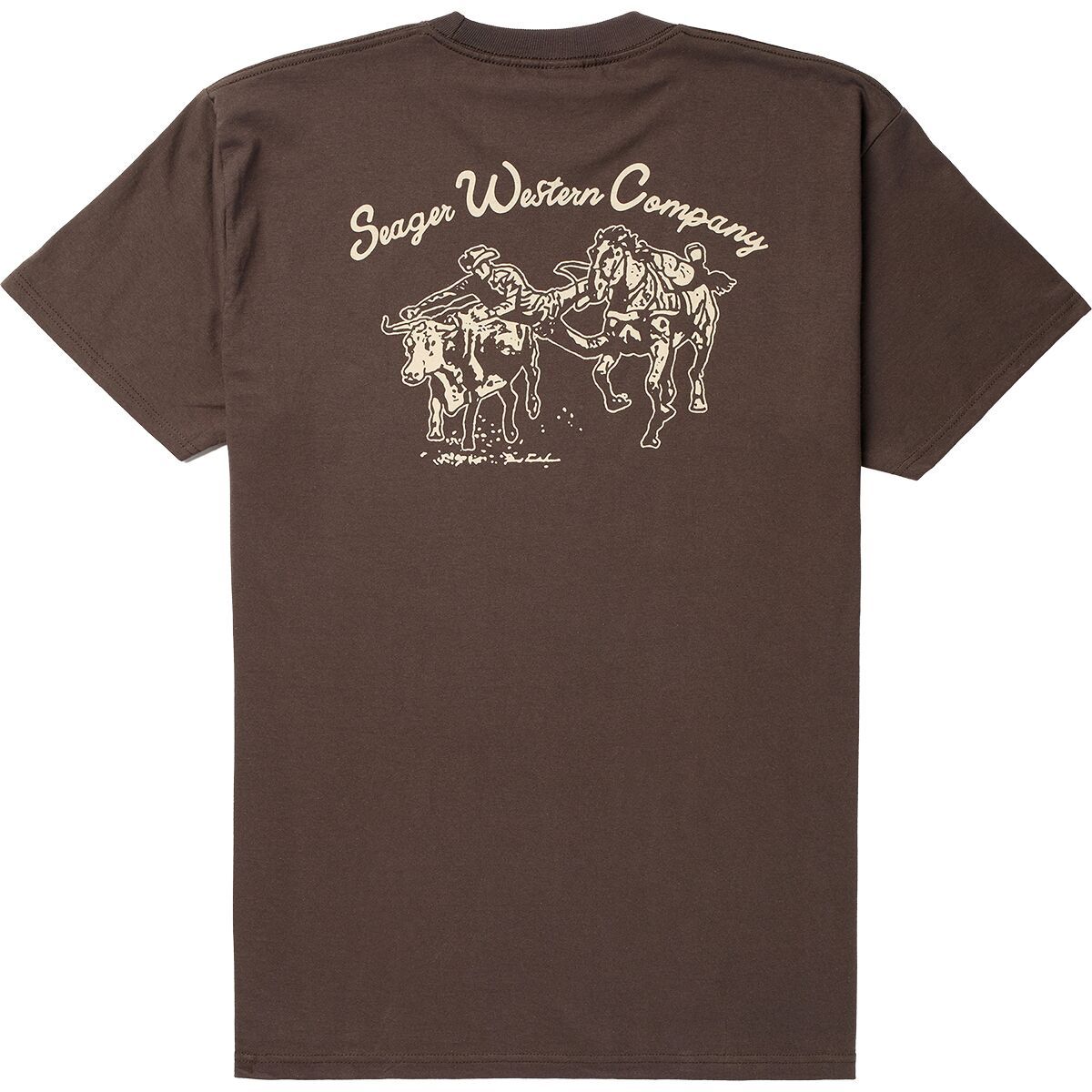 Image of Seager Co. Los Rios T-Shirt - Men's Java, L