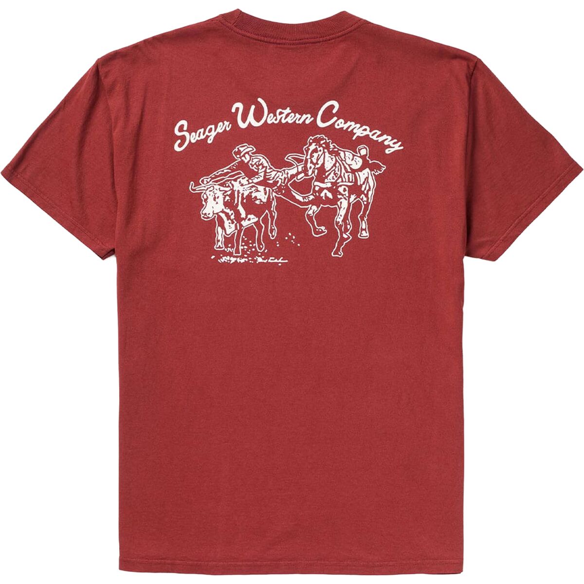 Seager Co. Seager Co. Los Rios T-Shirt - Men's Vintage White, M