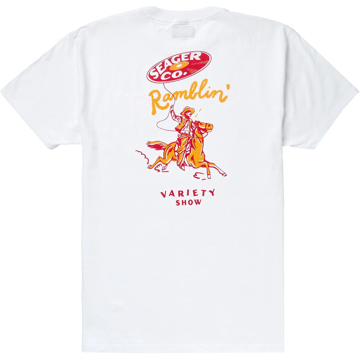 Image of Seager Co. Ramblin' Variety Show T-Shirt - Men's White, S