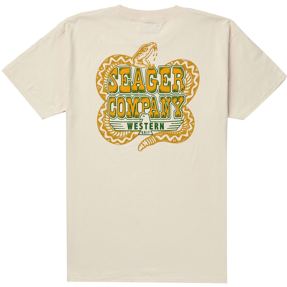 Seager Co. Rattler T-Shirt - Men's Vintage White, XXL
