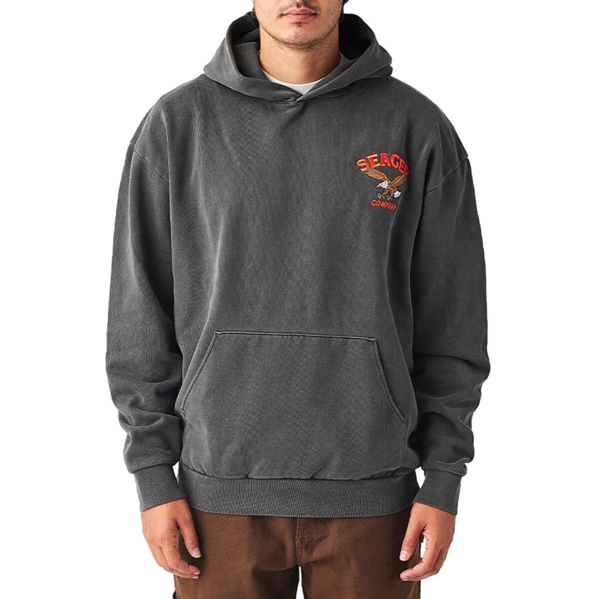 Image of Seager Co. Bradley Hoodie - Men's Pigment Black, S
