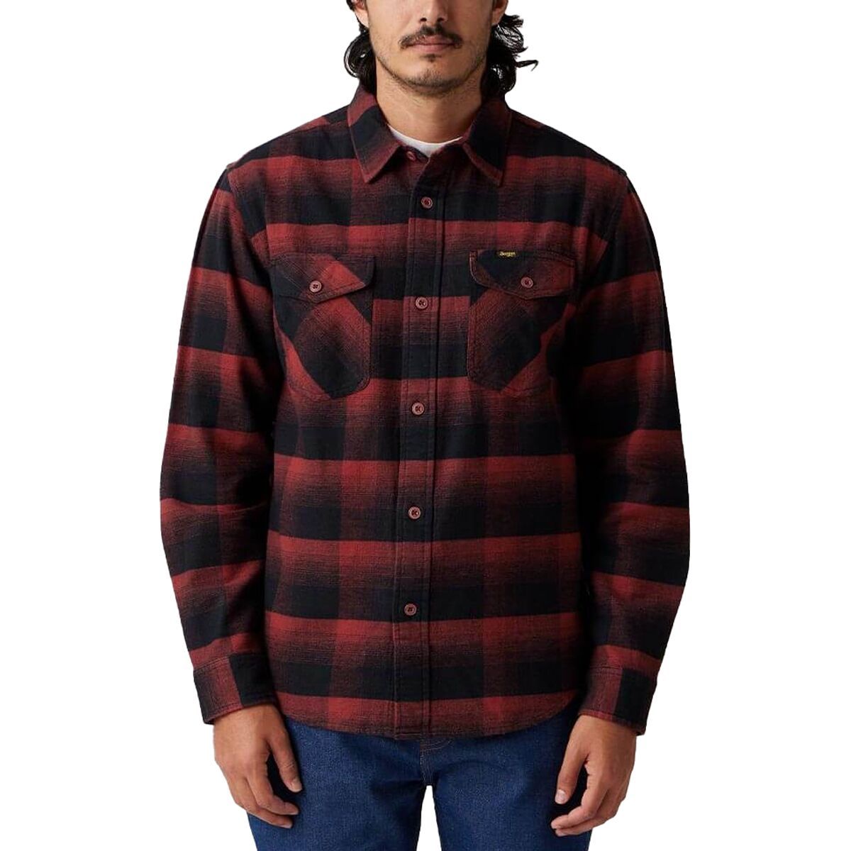 Image of Seager Co. Calico Flannel Shirt - Men's Red Rock Plaid, S