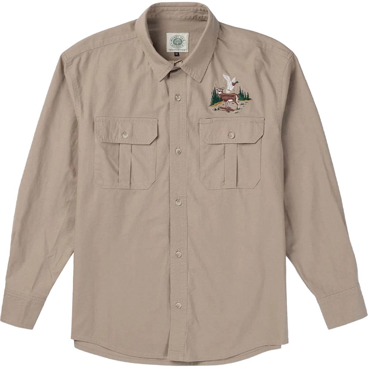 Image of Seager Co. Chief Long-Sleeve Overshirt - Men's Cement, S