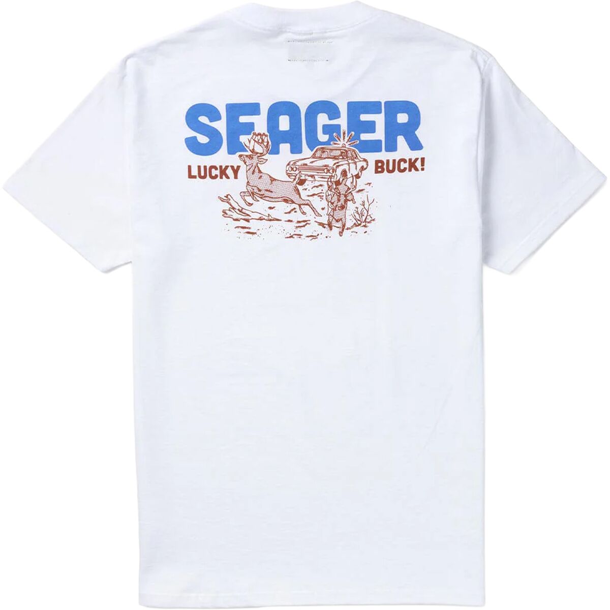 Seager Co. Seager Co. Lucky Buck T-Shirt - Men's White, M