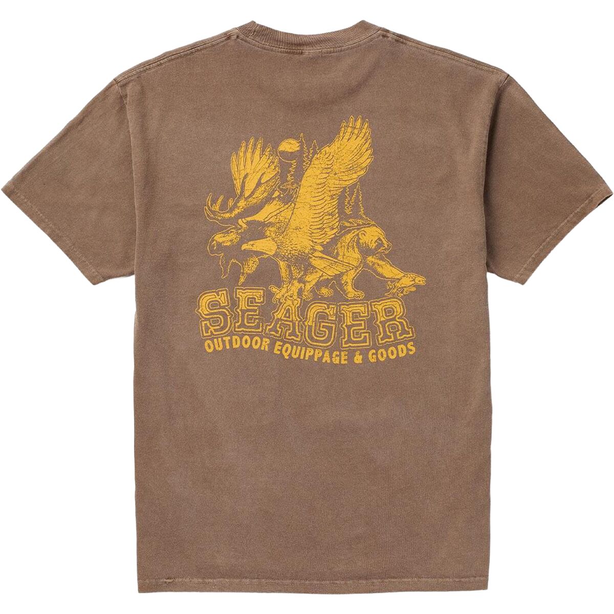 Seager Co. Seager Co. Premium Reserve T-Shirt - Men's Pigment Brown, XXL