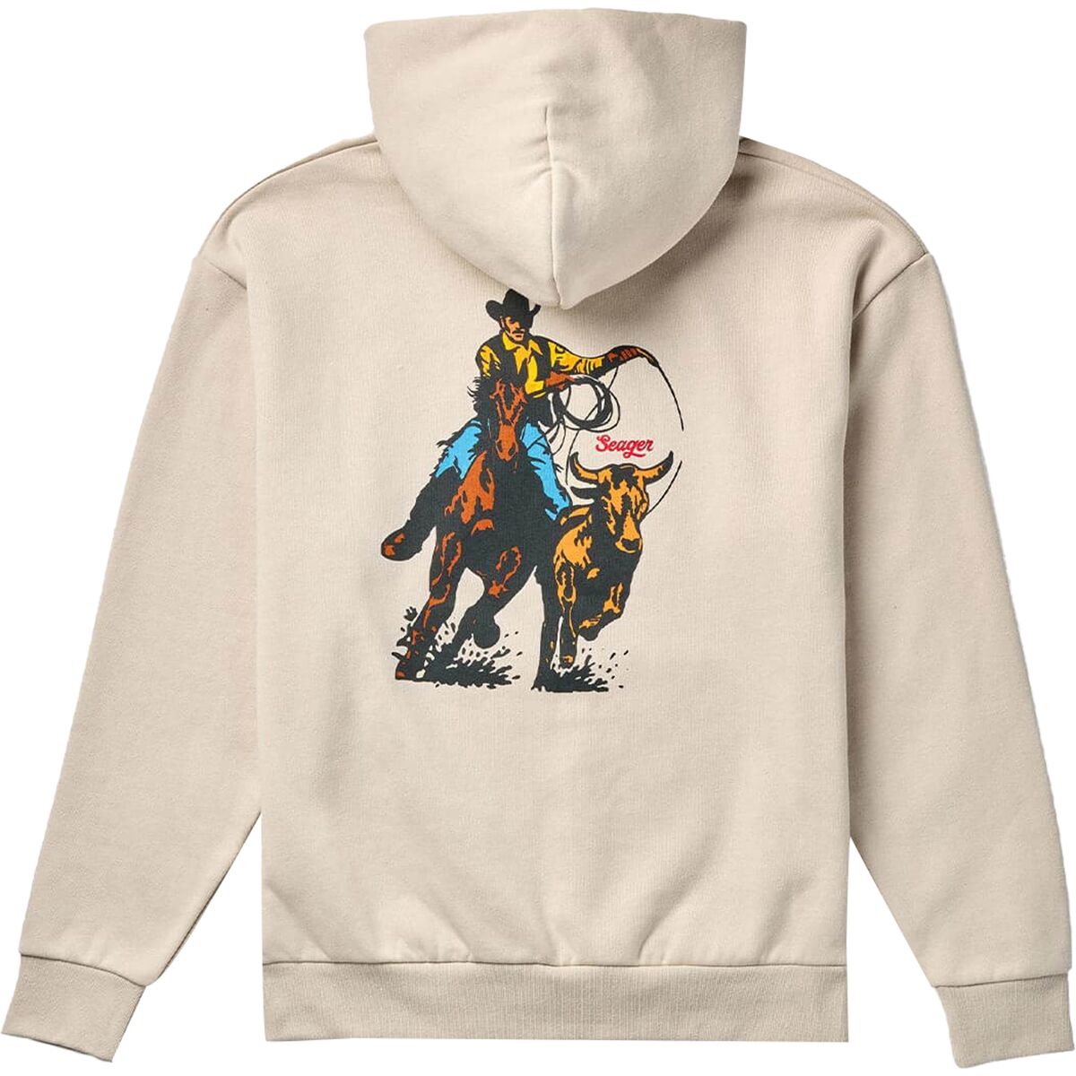Image of Seager Co. Rodeo Series Hoodie - Men's Ivory, XL