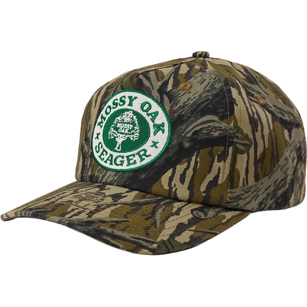 Image of Seager Co. x Mossy Oak Snapback Hat Original Treestand, One Size