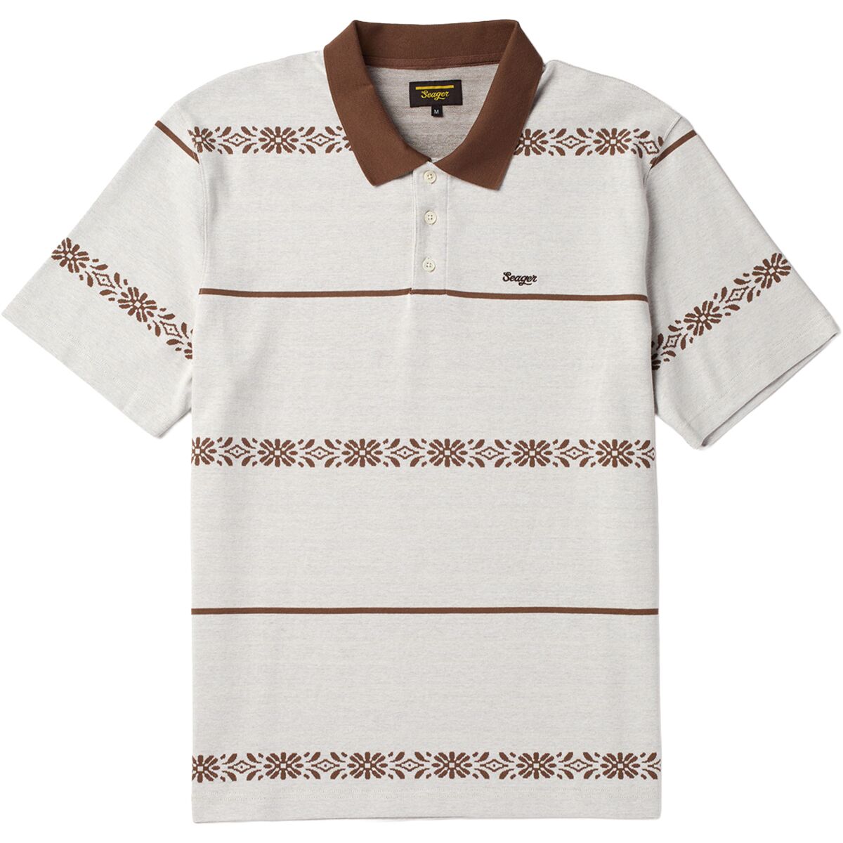 Seager Co. Seager Co. Azteca Polo Shirt - Men's Azteca Tile, S