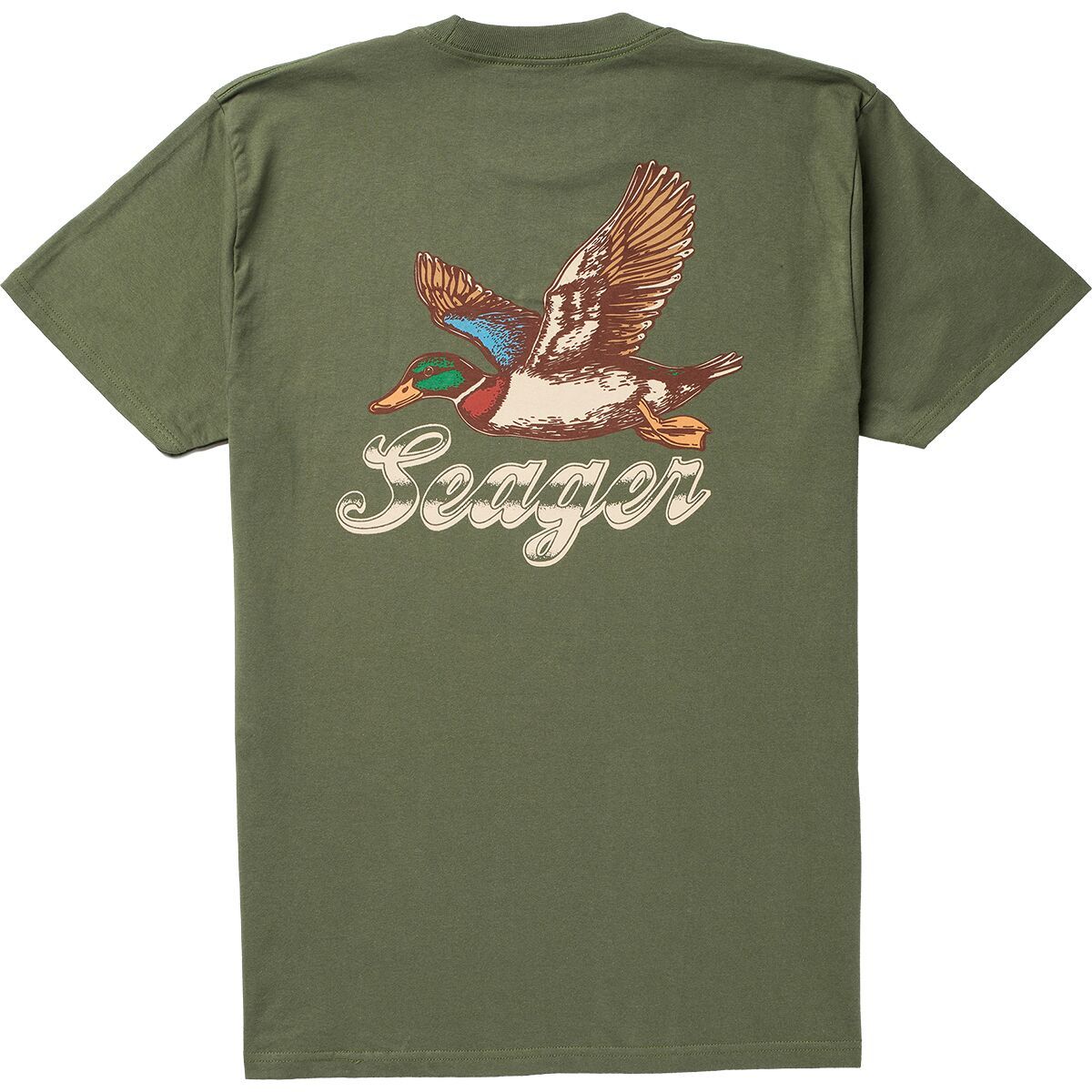 Image of Seager Co. Greenhead T-Shirt - Men's Surplus Green, M