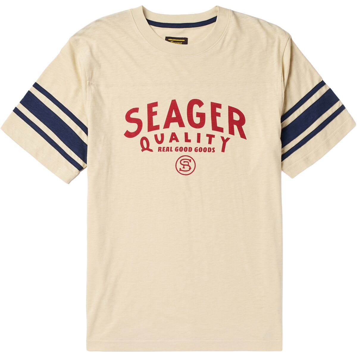 Seager Co. Seager Co. Riggins Crew - Men's Cream, XL