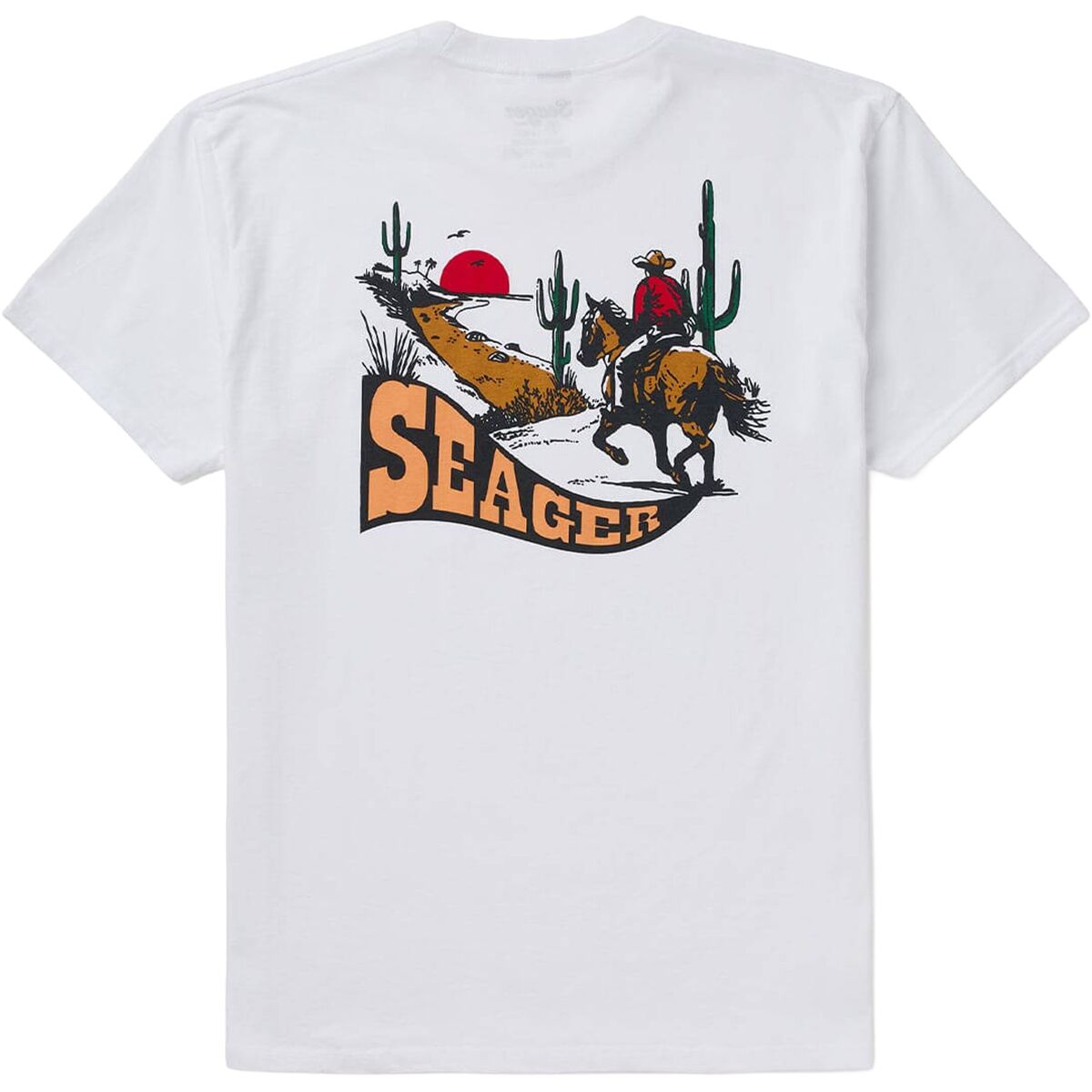 Seager Co. Seager Co. Long Ride T-Shirt - Men's White, XL