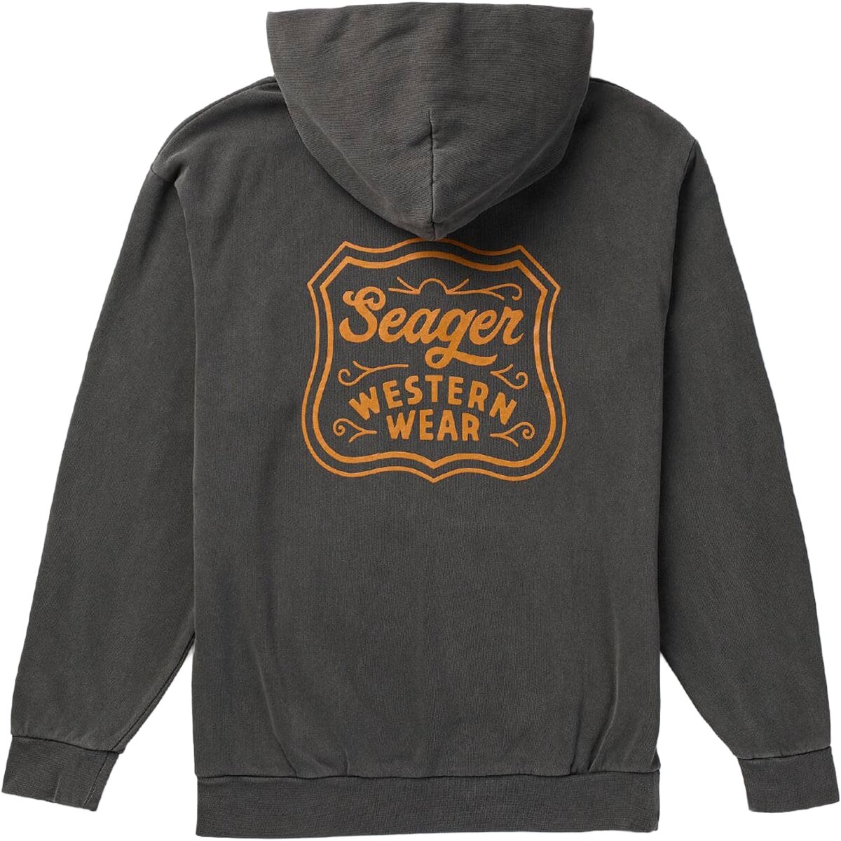 Seager Co. Seager Co. Premium Badge Hoodie - Men's Pigment Black, XL