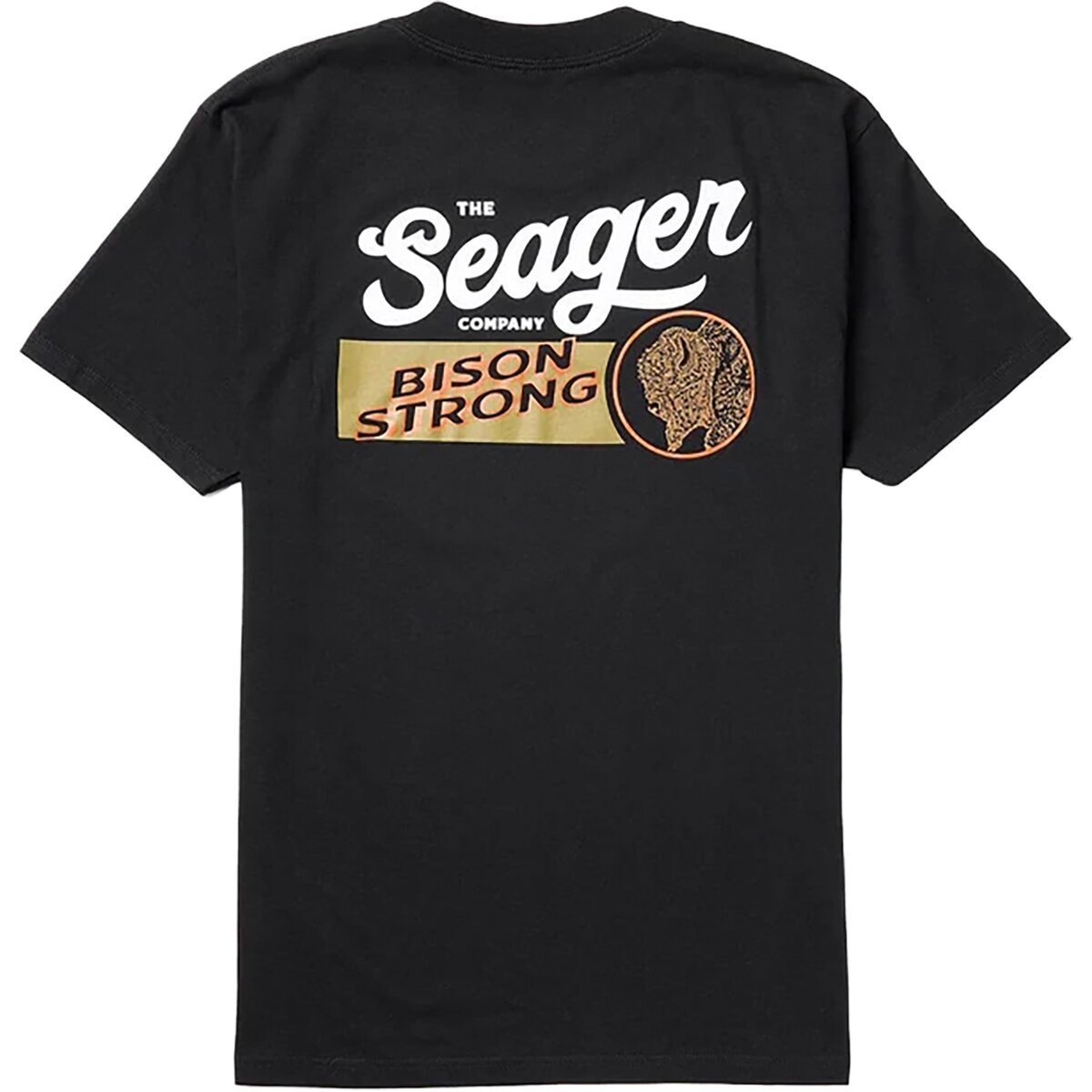 Image of Seager Co. Bison T-Shirt - Men's Black, M