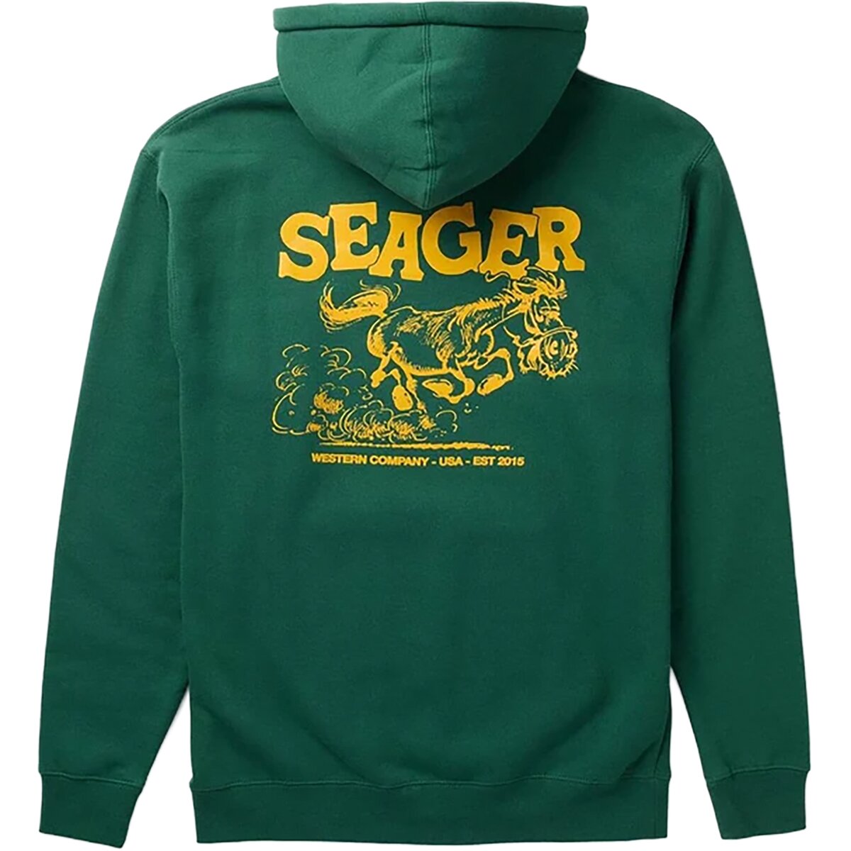 Seager Co. Seager Co. Horse Fried Hoodie - Men's Forest Green, XXL - $79.95 at Backcountry.com