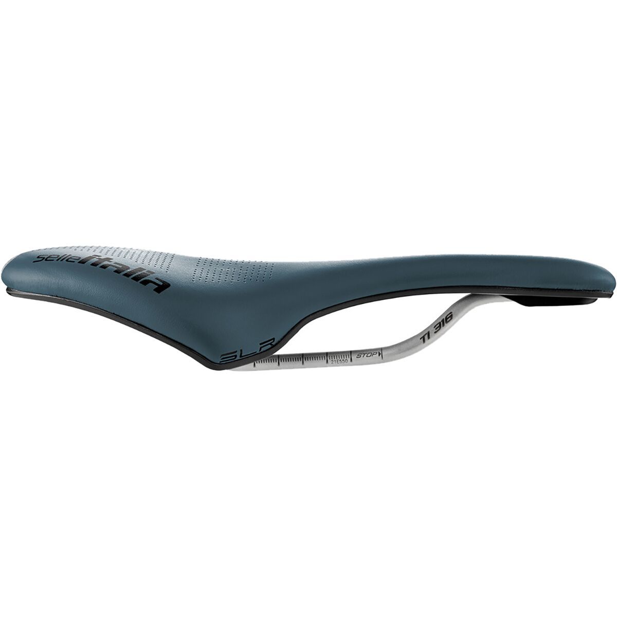 Image of Selle Italia SLR Boost Gravel Superflow Saddle Blue Granite, S